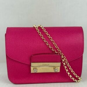 Furla Metropolis Pink Crossbody Bags & Handbags for Women